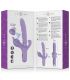 INTENSE BILLIE VIBRADOR MULTIFUNCIaN RECARGABLE SUCCIONADOR CON PULSADOR MORADO