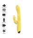 INTENSE TOKY VIBRADOR MULTIFUNCIaN RECARGABLE UP DOWN CON ESTIMULADOR DE CLITORIS AMARILLO
