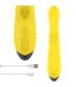 INTENSE TOKY VIBRADOR MULTIFUNCIaN RECARGABLE UP DOWN CON ESTIMULADOR DE CLITORIS AMARILLO