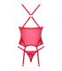 OBSESSIVE LACELOVE CORSET ROJO XS S