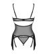OBSESSIVE SHERILA CORSET TANGA XS S