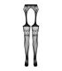 PASSION S026 MEDIAS CON LIGUERO NEGRO TALLA UNICA