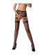PASSION S027 MEDIAS CON LIGUERO NEGRO TALLA UNICA