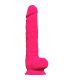 SILEXD MODELO 1 PENE REALISTICO SILICONA PREMIUM SILEXPAN FUCSIA 38 CM