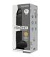 SILEXD MODELO 1 PENE REALISTICO SILICONA PREMIUM SILEXPAN NEGRO 38 CM