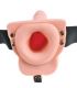 FETISH FANTASY SERIES ARNES AJUSTABLE CONTROL REMOTO PENE REALISTICO CON TESTICULOS RECARGABLE Y VIBRADOR 15 CM