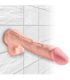 KING COCK PENE REALISTICO 3D CON TESTICULOS 248 CM NATURAL