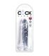 KING COCK CLEAR PENE REALISTICO 155 CM TRANSPARENTE