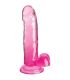 KING COCK CLEAR PENE REALISTICO CON TESTICULOS 152 CM ROSA