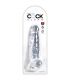 KING COCK CLEAR PENE REALISTICO CON TESTICULOS 165 CM TRANSPARENTE