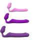 ADRIEN LASTIC QUEENS STRAP ON FLEXIBLE ROSA TALLA S