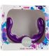 ALIVE LUNA DILDO DOBLE PENETRACION SILICONA VIOLETA 25 CM