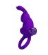 PRETTY LOVE ANILLO VIBRADOR I CONEJO PARA PENE MORADO