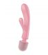 SATISFYER TRIPLE LOVER MASAJEADOR VIBRADOR RABBIT ROSA