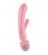 SATISFYER TRIPLE LOVER MASAJEADOR VIBRADOR RABBIT ROSA