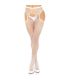 LEG AVENUE MEDIAS RED SIN ENTREPIERNA BLANCO