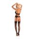LIVCO CORSETTI FASHION MORIDAM LC 90552 SUJETADOR LIGUERO PANTY NEGRO S M