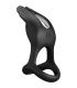 PRETTY LOVE SILAS ANILLO VIBRADOR 7 VIBRACIONES SILICONA NEGRO