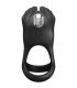 PRETTY LOVE SILAS ANILLO VIBRADOR 7 VIBRACIONES SILICONA NEGRO
