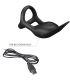 PRETTY LOVE SILAS ANILLO VIBRADOR 7 VIBRACIONES SILICONA NEGRO