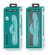 PRETTY LOVE KAMPAS VIBRADOR RABBIT 3 EN 1 MULTIFUNCIaN CON LENGUA VERDE AGUA