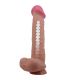 PRETTY LOVE SLIDING SKIN SERIES DILDO REALaSTICO CON VENTOSA PIEL DESLIZANTE MORENO 26 CM