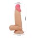 PRETTY LOVE SLIDING SKIN SERIES DILDO REALaSTICO CON VENTOSA PIEL DESLIZANTE 194 CM