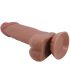 PRETTY LOVE SLIDING SKIN SERIES DILDO REALaSTICO CON VENTOSA PIEL DESLIZANTE MORENO 194 CM