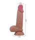 PRETTY LOVE SLIDING SKIN SERIES DILDO REALaSTICO CON VENTOSA PIEL DESLIZANTE MORENO 194 CM