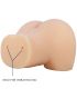 CRAZY BULL VAGINA Y ANO REALISTICOS VIBRADOR MILA