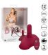 CALEXOTICS RIDER MASAJEADOR DOBLE MOTOR CONTROL REMOTO ROJO