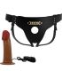 PRETTY LOVE STARKS HARNESS BRIEFS VIBRACIaN MULTI VELOCIDAD DILDO 175 CM MULATO
