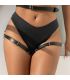 SUBBLIME ARNaS CINTURA Y PIERNAS CUERO NEGRO TALLA aNICA