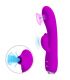 PRETTY LOVE REGINA VIBRADOR SUCCIONADOR RECARGABLE MORADO