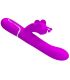 PRETTY LOVE VIBRADOR RABBIT MULTIFUNCIaN 4 EN 1 MARIPOSA FUCSIA
