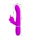 PRETTY LOVE VIBRADOR RABBIT MULTIFUNCIaN 4 EN 1 MARIPOSA FUCSIA
