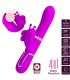 PRETTY LOVE VIBRADOR RABBIT MULTIFUNCIaN 4 EN 1 MARIPOSA FUCSIA