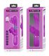 PRETTY LOVE VIBRADOR RABBIT MULTIFUNCIaN 4 EN 1 MARIPOSA FUCSIA
