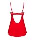 OBSESSIVE INGRIDIA CHEMISE TANGA ROJO XS S
