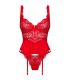 OBSESSIVE AMOR CHERRIS CORSET TANGA S M