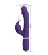 PRETTY LOVE KAMPAS VIBRADOR RABBIT 3 EN 1 MULTIFUNCIaN CON LENGUA VIOLETA