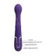 PRETTY LOVE DEJON VIBRADOR RABBIT 3 EN 1 MULTIFUNCIaN MORADO