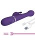 PRETTY LOVE DEJON VIBRADOR RABBIT 3 EN 1 MULTIFUNCIaN MORADO