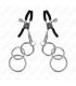 KINK PINZAS PARA PEZONES CON 3 AROS 6 CM