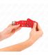 KINK MUaEQUERAS CON DOBLE LaNEA DE TACHUELAS AJUSTABLE ROJO