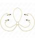 KINK PINZAS PARA PEZONES Y CLaTORIS 4 ENGANCHES AJUSTABLE DORADO
