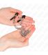 KINK PINZAS PARA PEZONES CON DOBLE CADENA GRUESA PLATEADO 20 23 CM