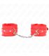 KINK MUaEQUERAS FORRADAS PREMIUM ROJO CON CORREA ROJO AJUSTABLE 17 29 CM X 6 CM