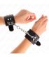 KINK MUaEQUERAS NEGRO CON DETALLES EN ROJO AJUSTABLE 20 28 CM X 55 CM