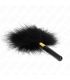 KINK PLUMAS PARA COSQUILLAS METAL DORADO NEGRA 18 CM